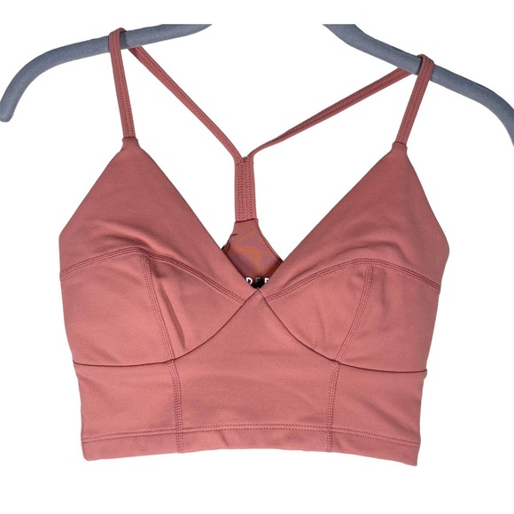 Glyder Forma 101 Contour Racerback Sport Bra Clay Pink Size XS NWT - Picture 3 of 7